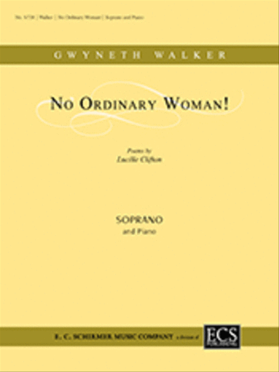 No Ordinary Woman! Soprano Voice scores gallery preview page 1