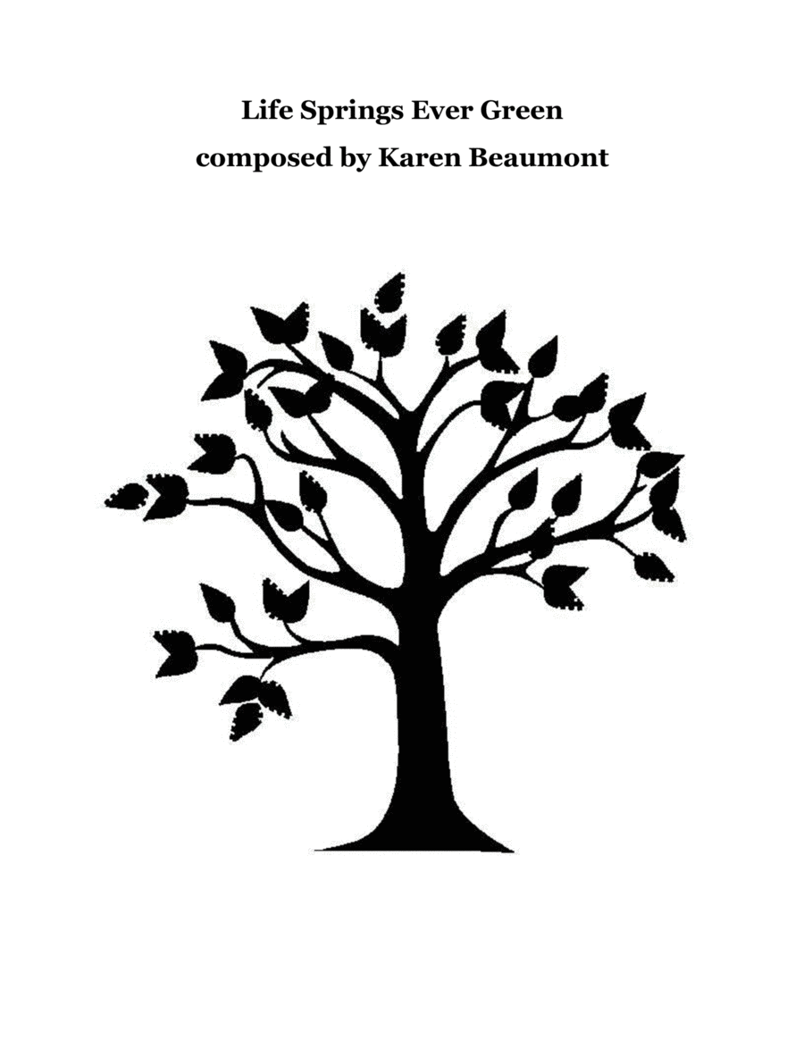 Life Springs Ever Green Life Springs Ever Green Organ Solo scores gallery preview page 1