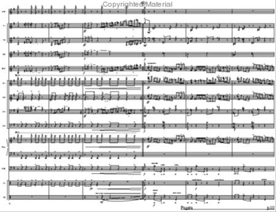 Fugata Percussion Ensemble scores gallery preview page 3