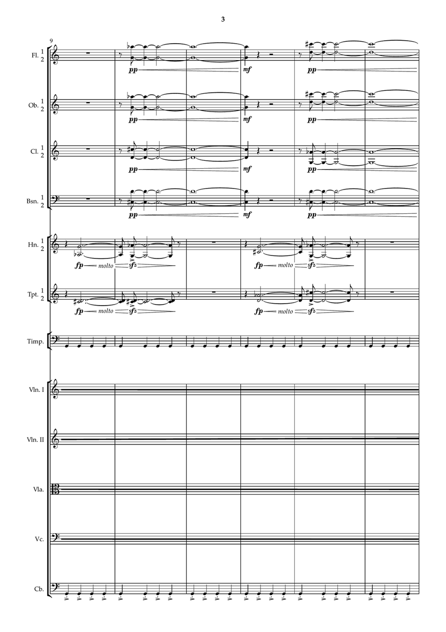 Çelişki for Orchestra Full Orchestra scores gallery preview page 4