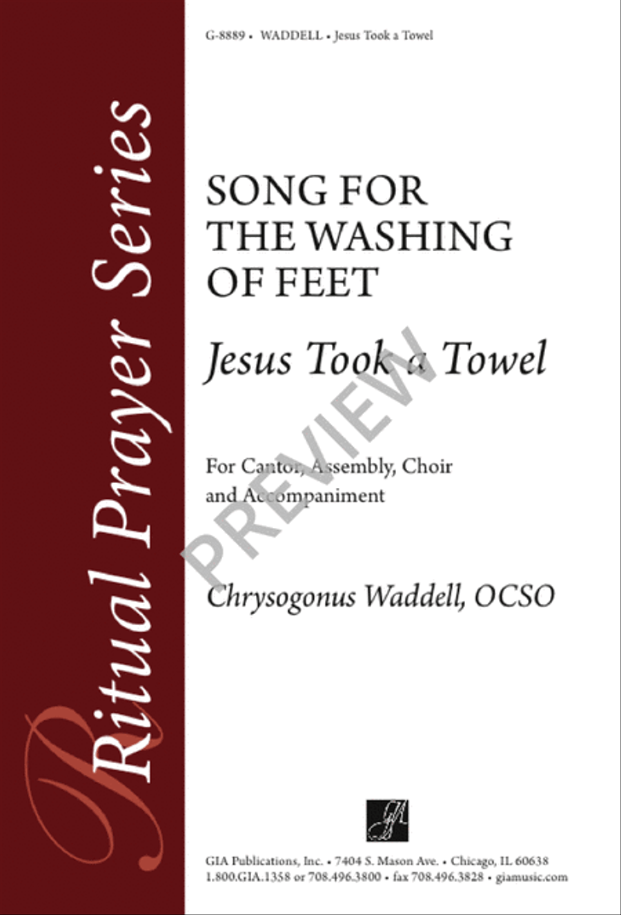Jesus Took a Towel Jesus Took a Towel Unison Choir scores gallery preview page 2