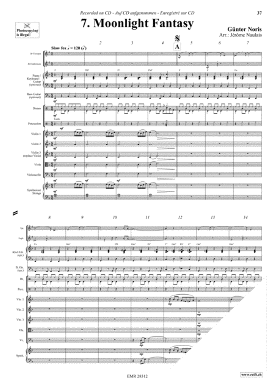 Let's Dance Volume 3 Brass Ensemble scores gallery preview page 9