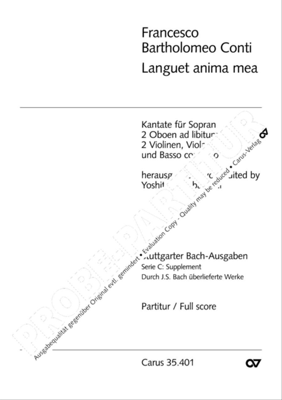 Languet anima mea Soprano Voice scores gallery preview page 4