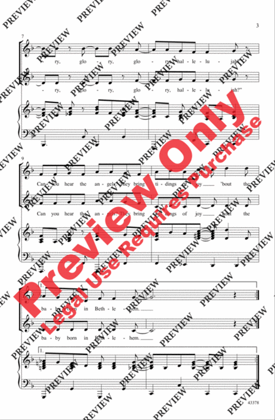 Can You Hear the Angels? 2-Part scores gallery preview page 3