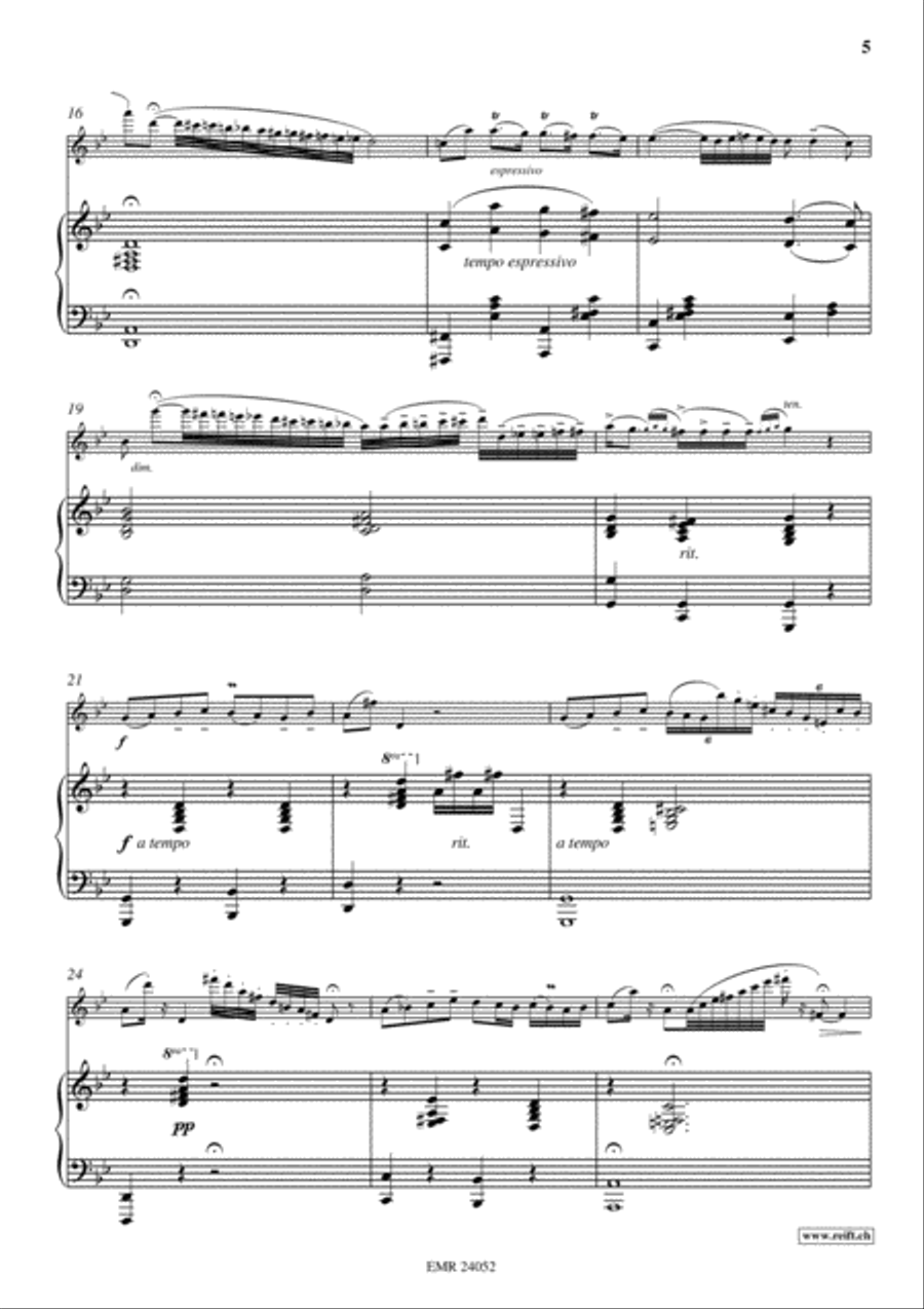 Gipsy Airs Flute Solo scores gallery preview page 5