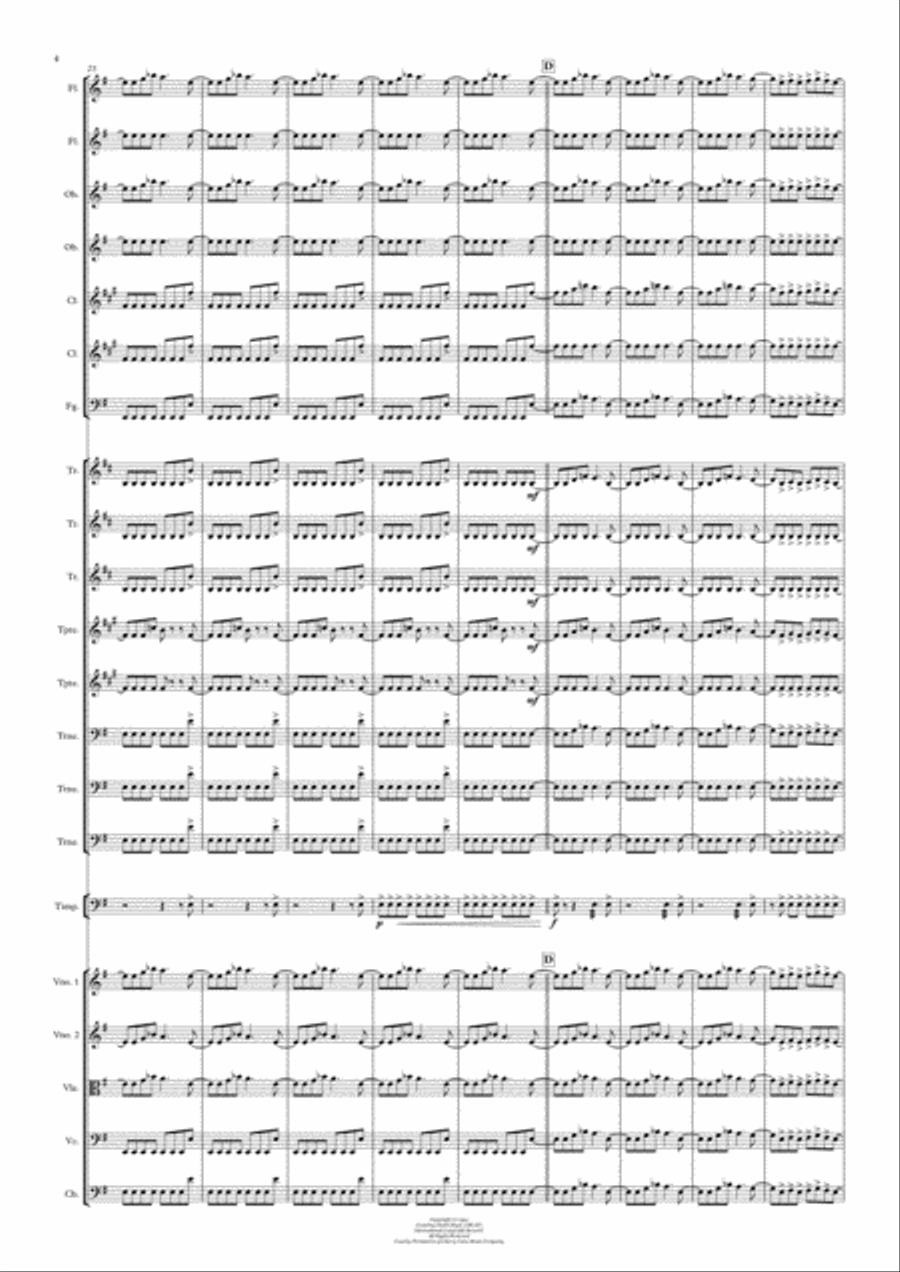 Enter Sandman Large Ensemble scores gallery preview page 4