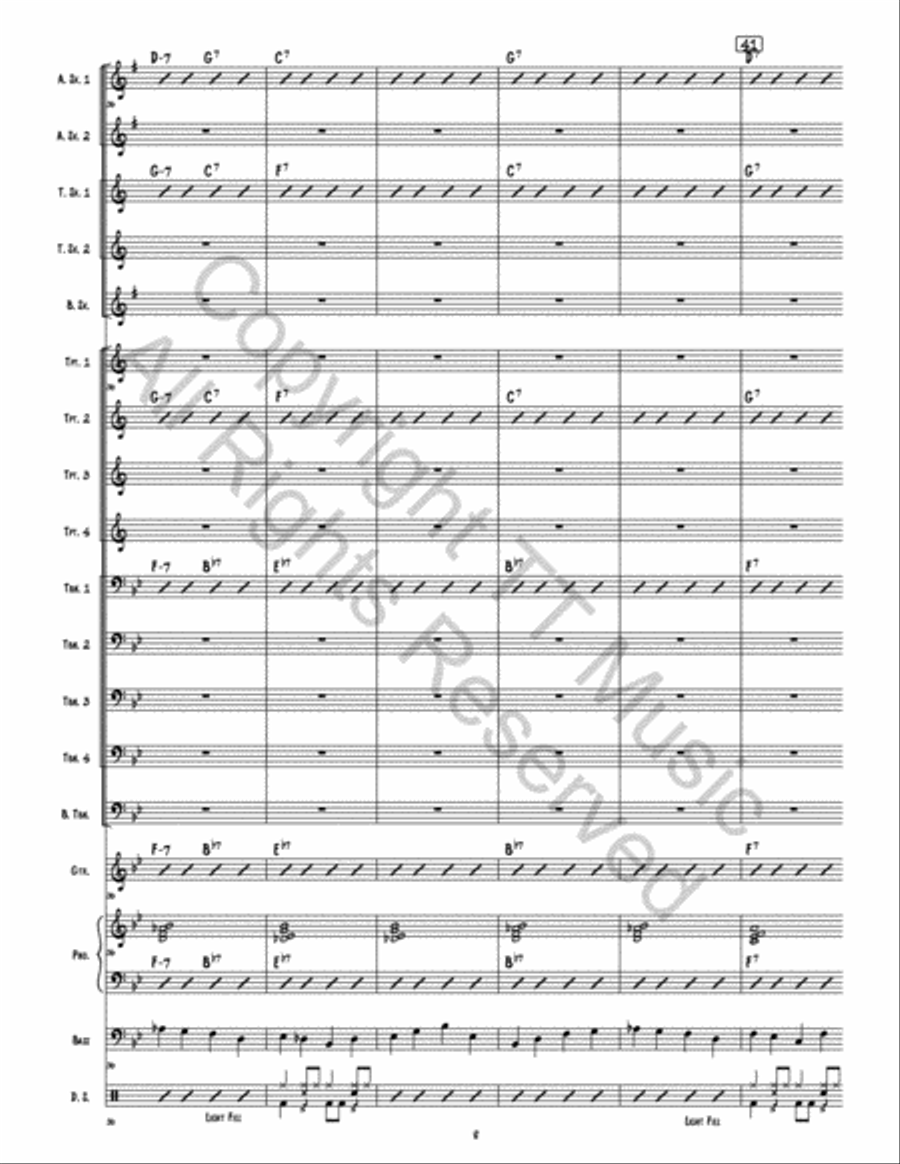 Airport Blues Airport Blues Jazz Ensemble scores gallery preview page 9