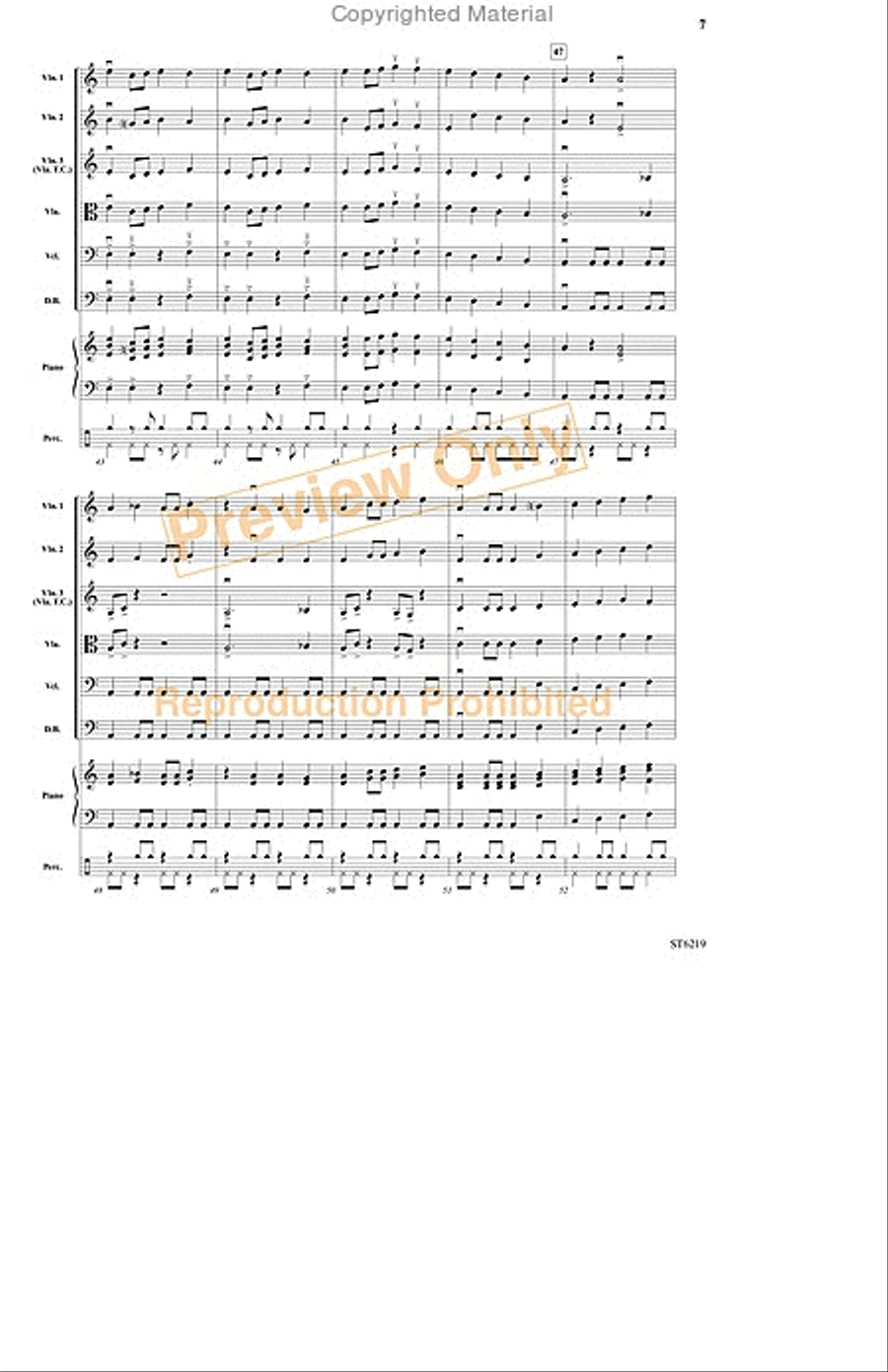 Phantom Train String Orchestra scores gallery preview page 6