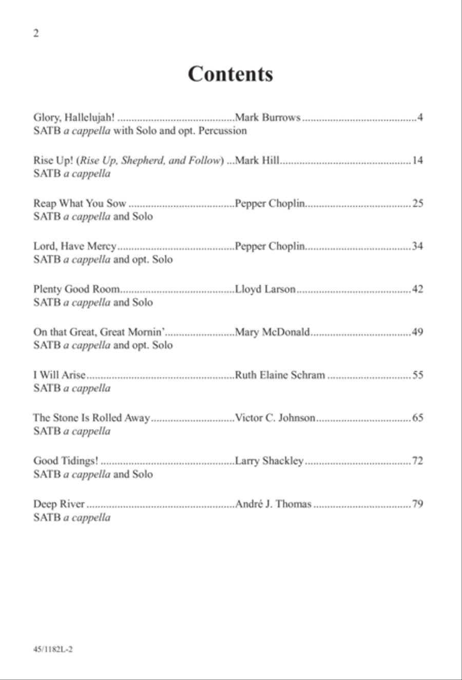 All Around A Cappella All Around A Cappella 4-Part scores gallery preview page 3