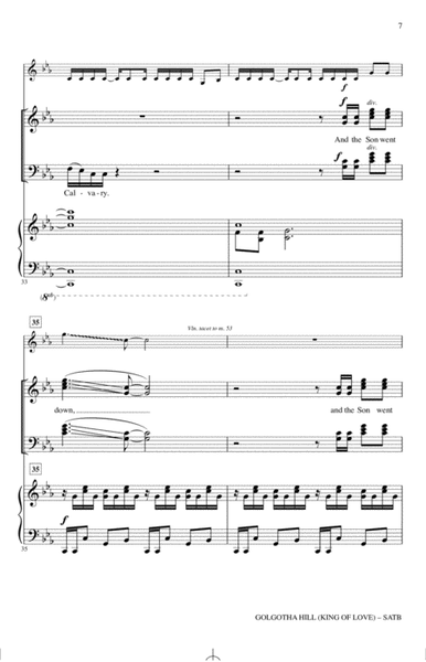 Golgotha Hill (King Of Love) (arr. David Angerman)