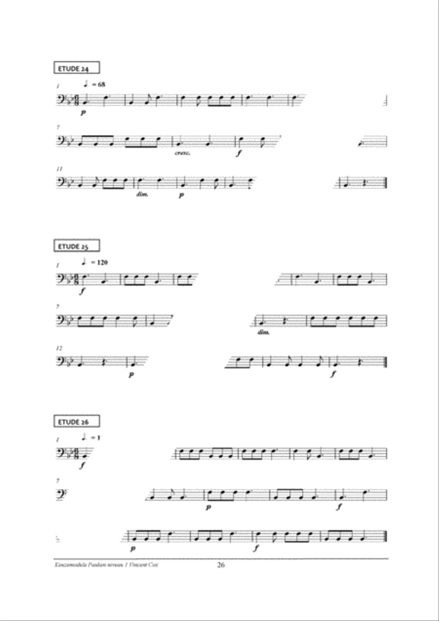 Percussion Modular: Pauken 1 Percussion scores gallery preview page 28