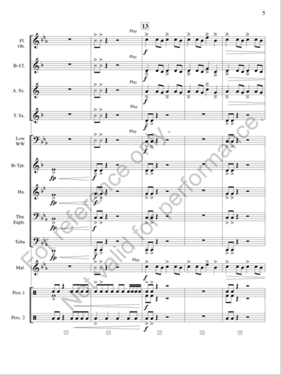 Synergetic Synergetic Concert Band scores gallery preview page 6