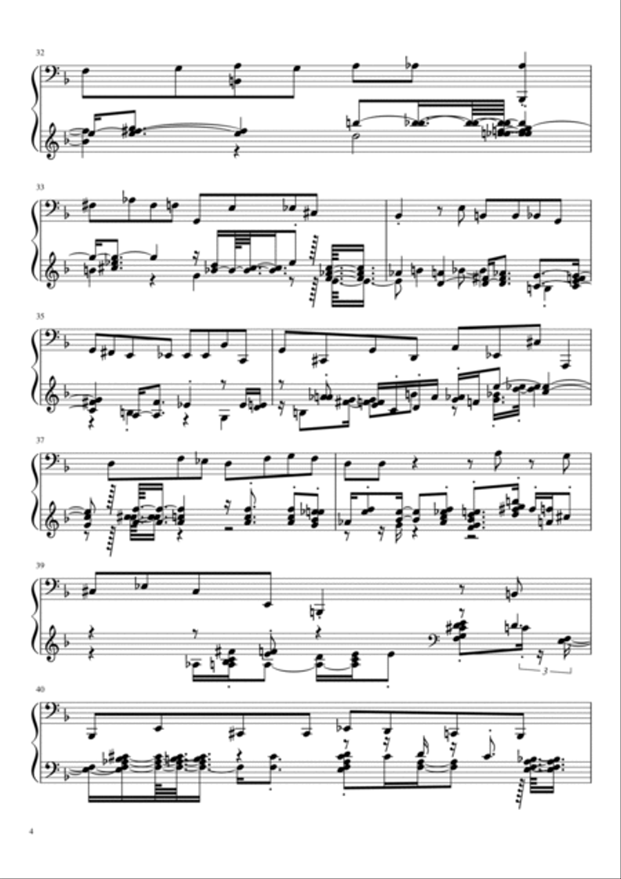 Late night Memories Late night Memories Double Bass scores gallery preview page 4
