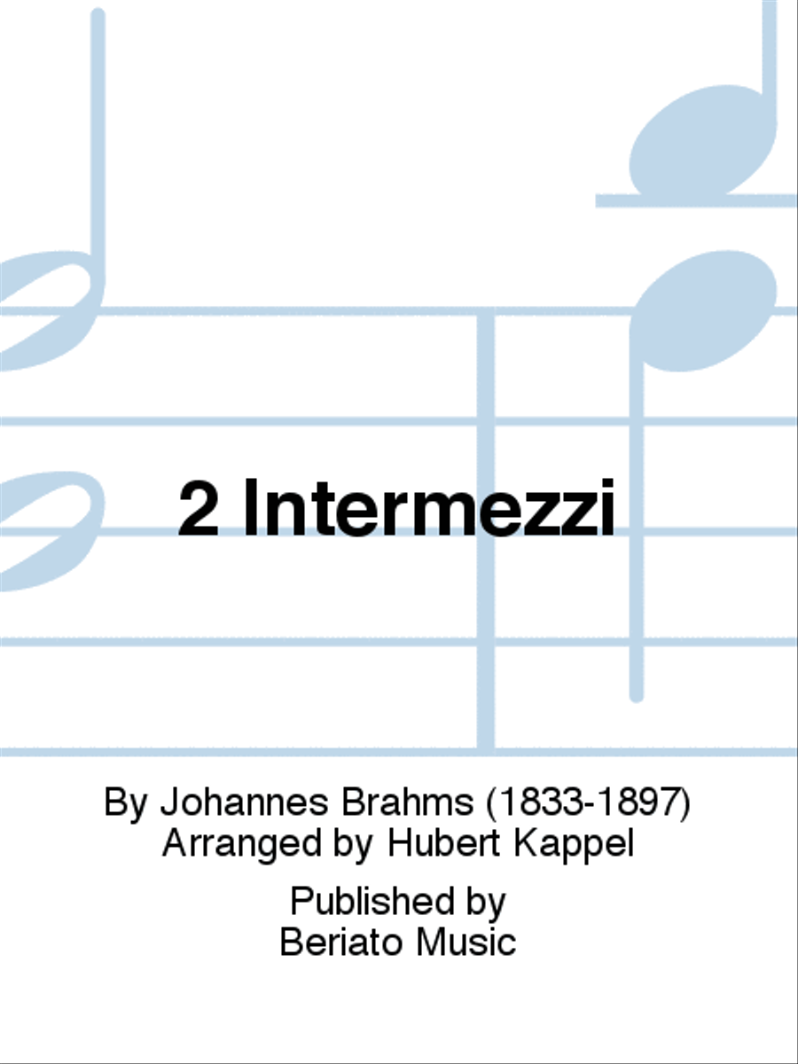 2 Intermezzi Classical Guitar scores gallery preview page 1