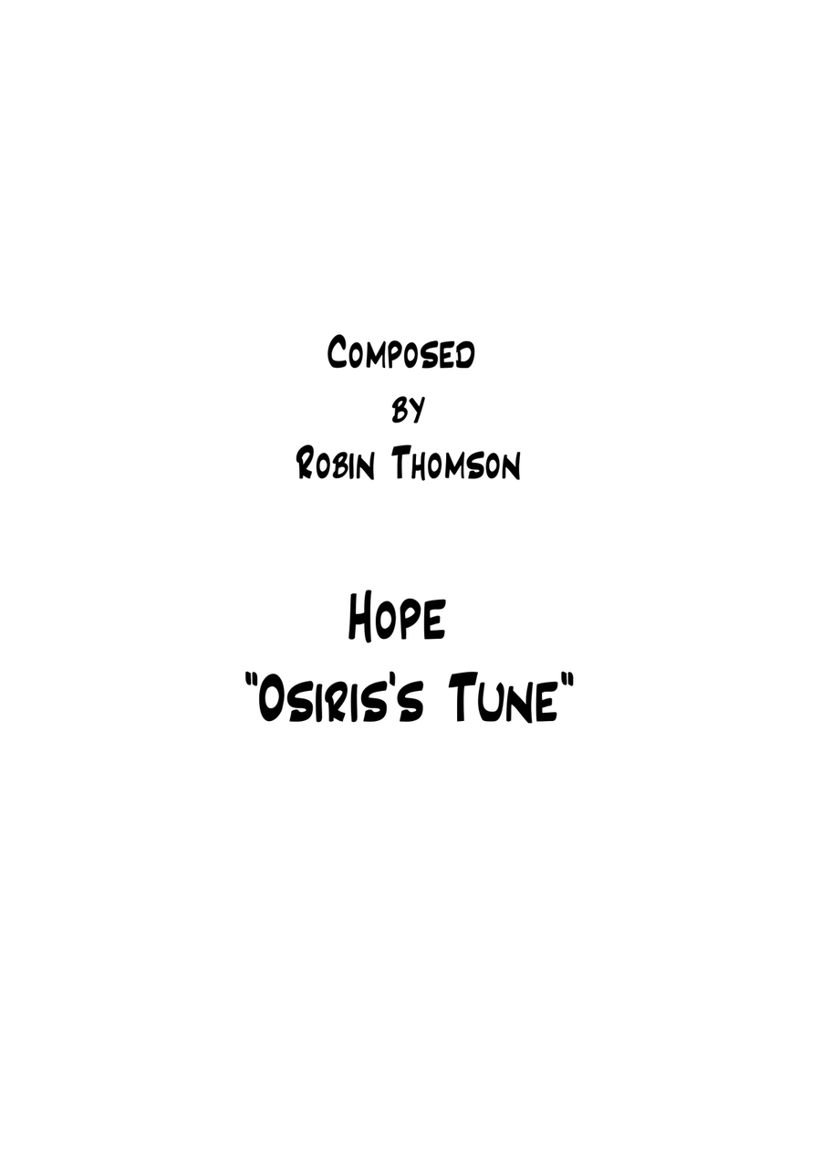 Hope Piano Solo scores gallery preview page 1