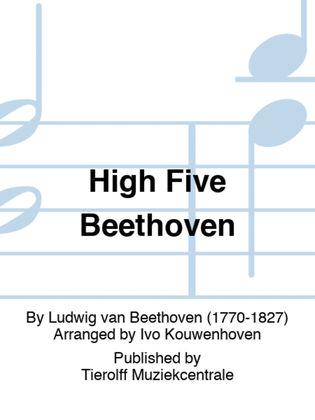 Book cover for High Five Beethoven