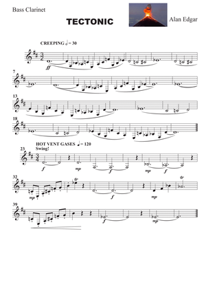 TECTONIC for Clarinet Quartet