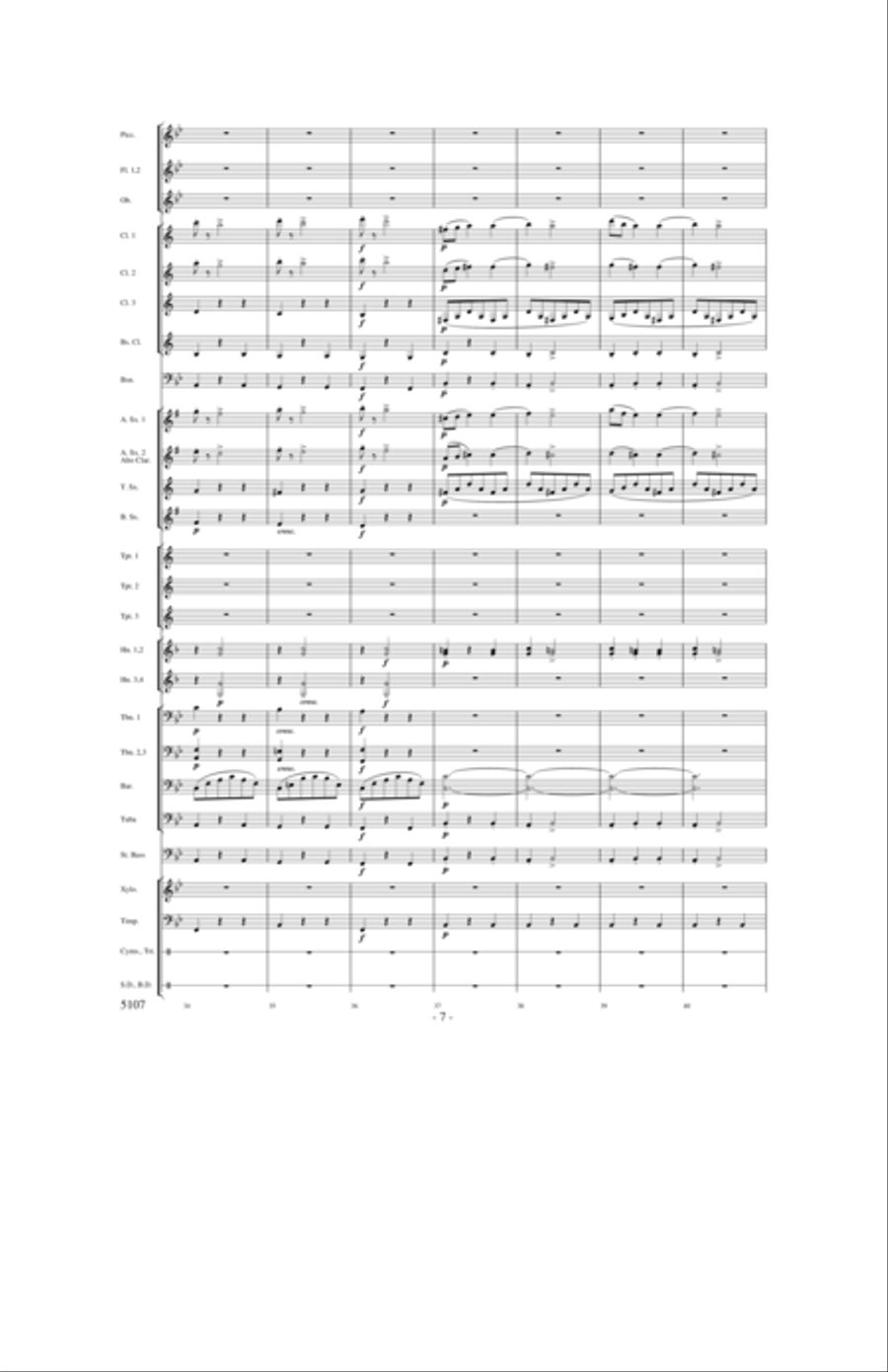 Slavonic Dance No. 1 Slavonic Dance No. 1 Concert Band scores gallery preview page 6