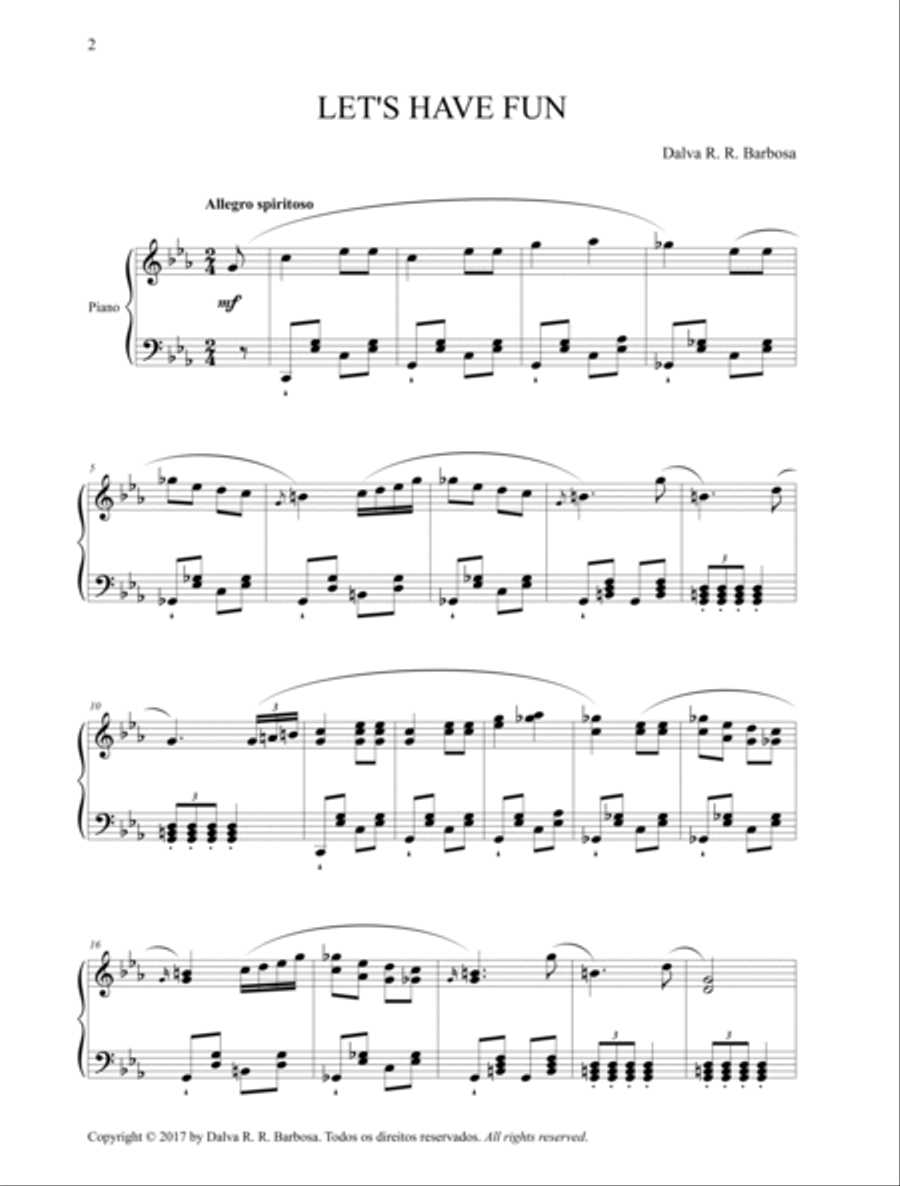 Let's Have Fun Piano Solo scores gallery preview page 2