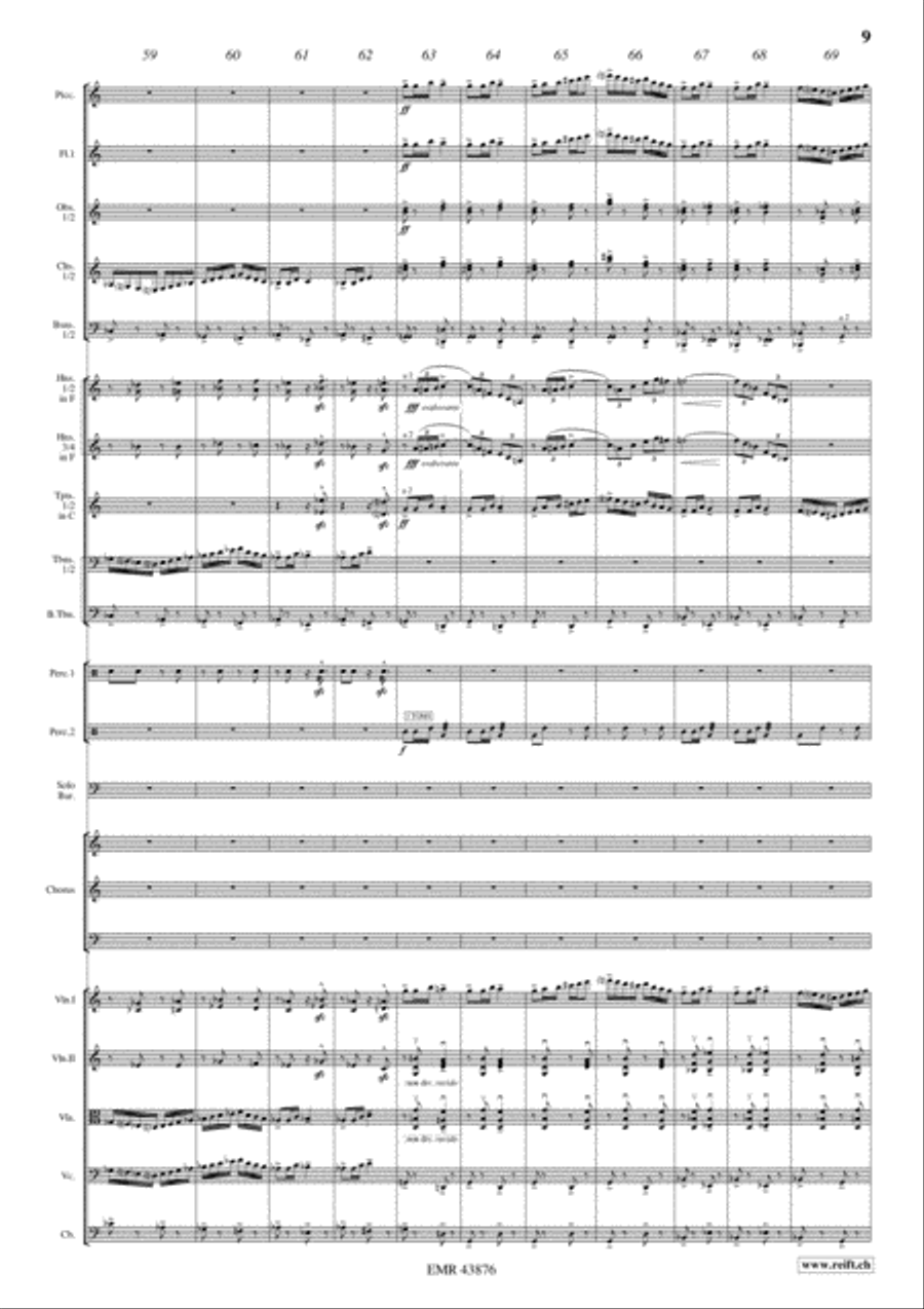 The Rime Of The Ancient Mariner Orchestra scores gallery preview page 9