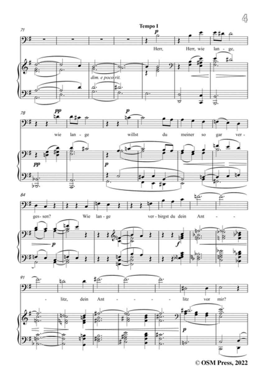 Jenner-Der 13,Psalm,in G Major,Op.9 No.1