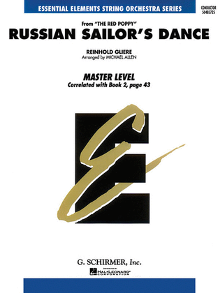 Russian Sailor's Dance - Ee String Series (master) - Score Only