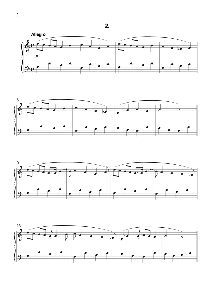 Six Secret Songs Piano Solo scores gallery preview page 3