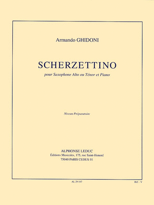 Scherzettino (saxophone-alto & Piano)