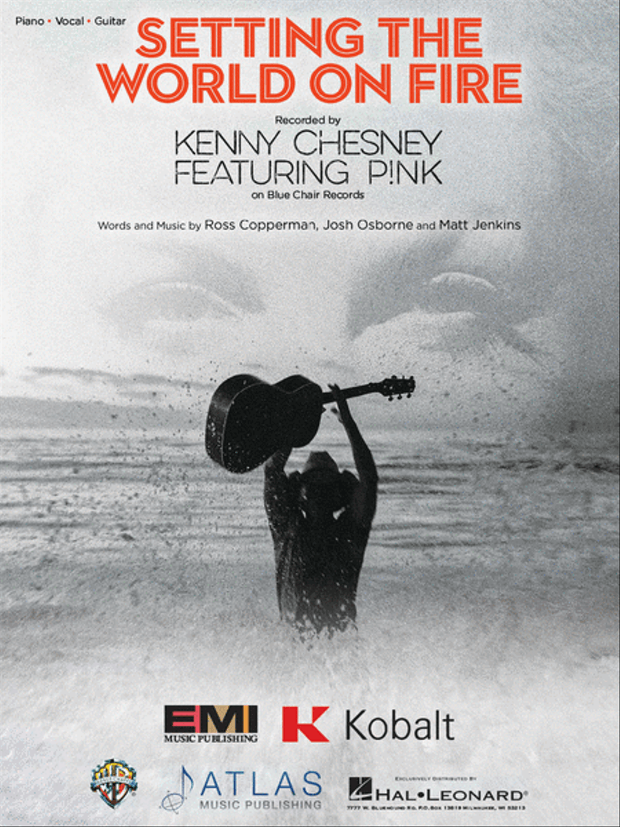 Setting the World on Fire Piano, Vocal, Guitar scores gallery preview page 1