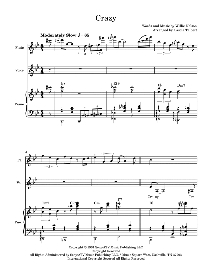 Crazy Crazy Small Ensemble scores gallery preview page 1