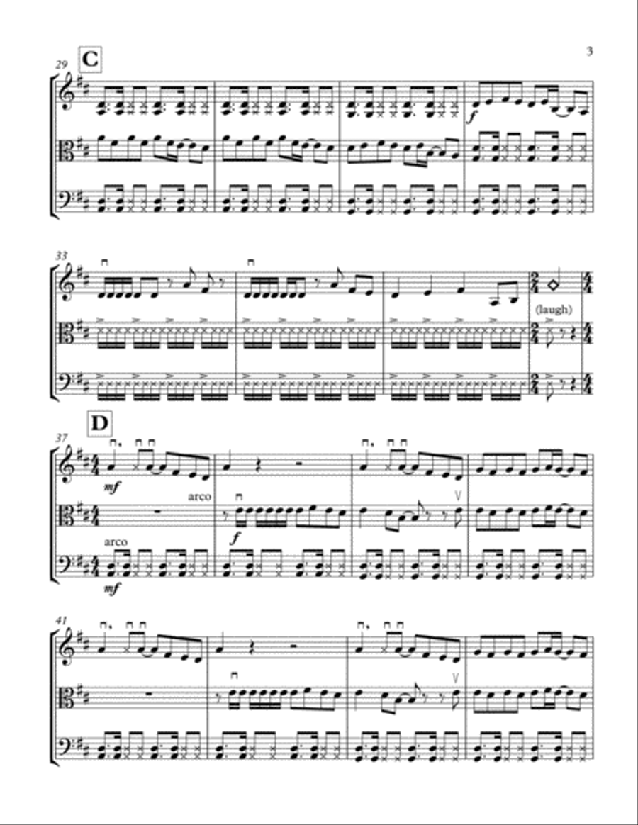 Best Day Of My Life String Trio scores gallery preview page 5