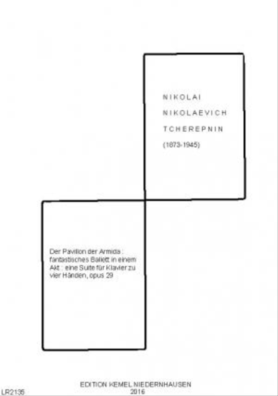 Der Pavillon der Armida Piano Duet scores gallery preview page 1