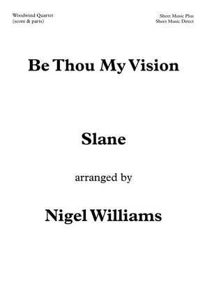 Book cover for Be Thou My Vision, for Woodwind Quartet