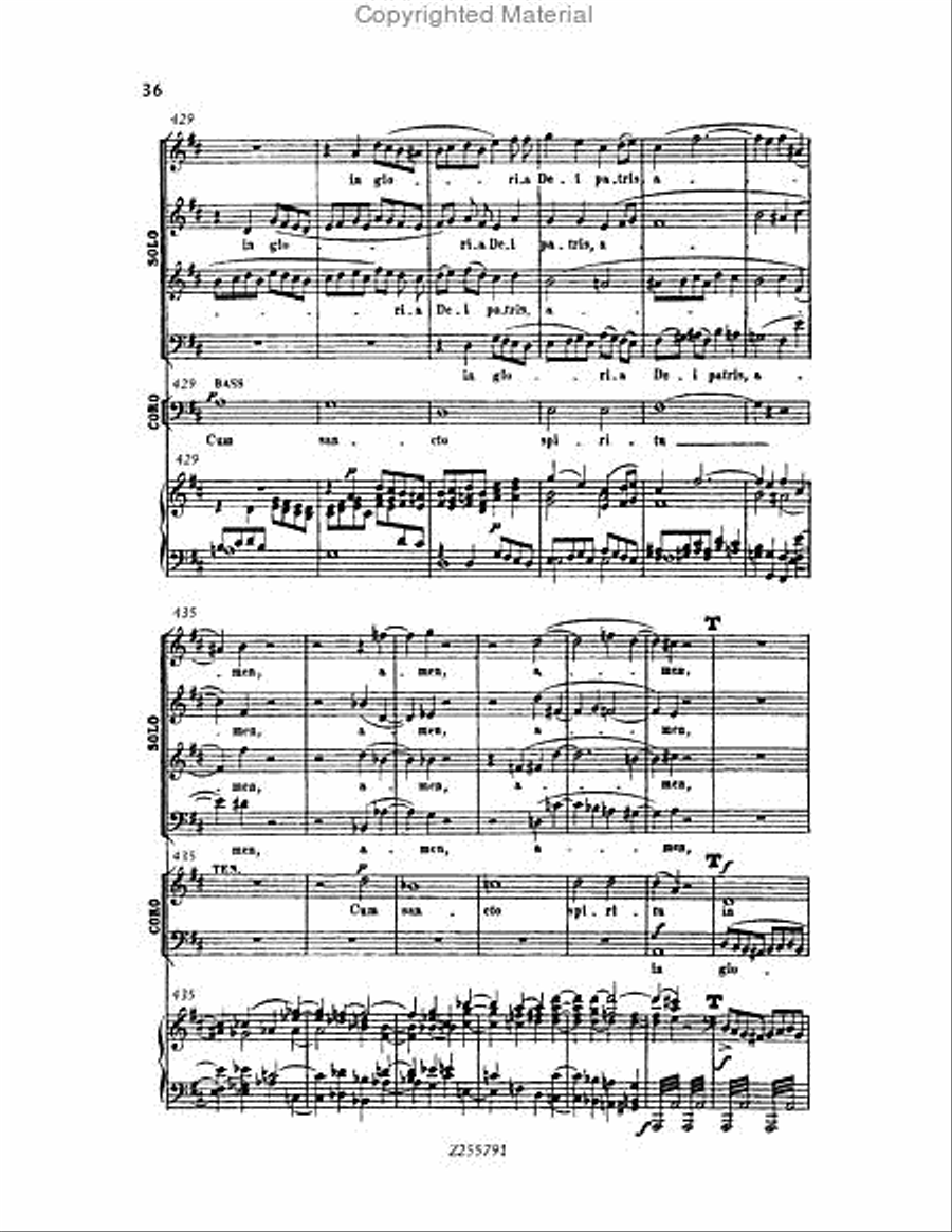 Missa Solemnis, Op.123 Choir scores gallery preview page 36