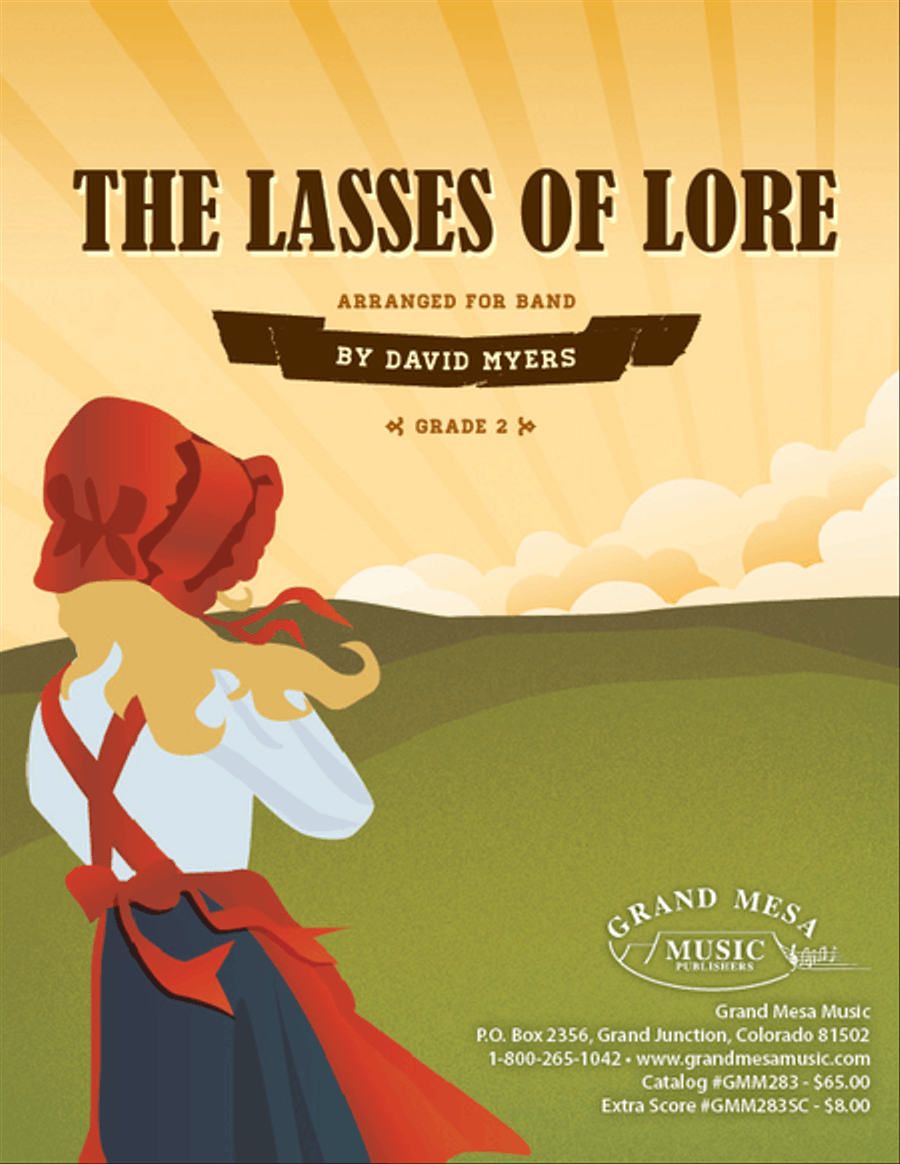 The Lasses of Lore Concert Band scores gallery preview page 1