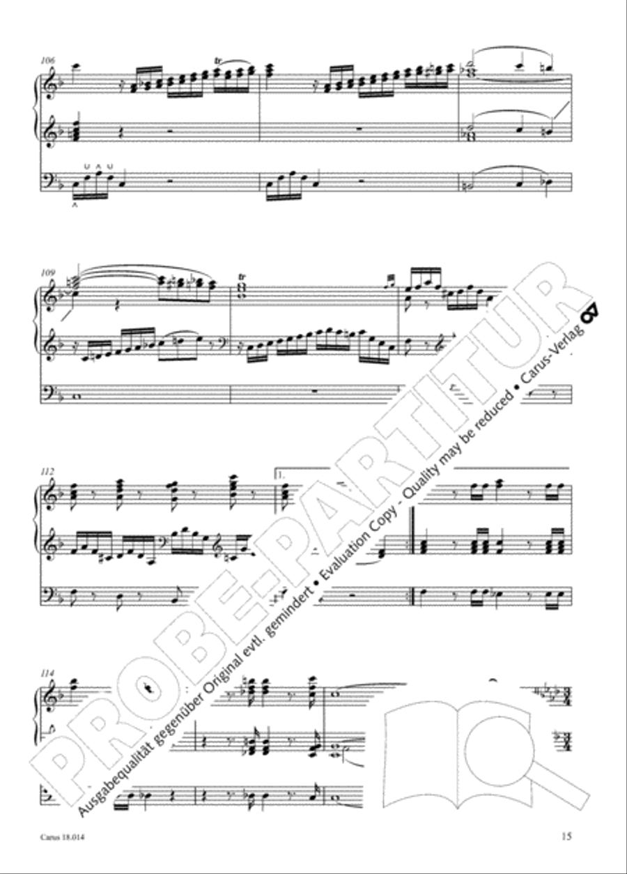 W. A. Mozart: Three organ works Organ scores gallery preview page 16