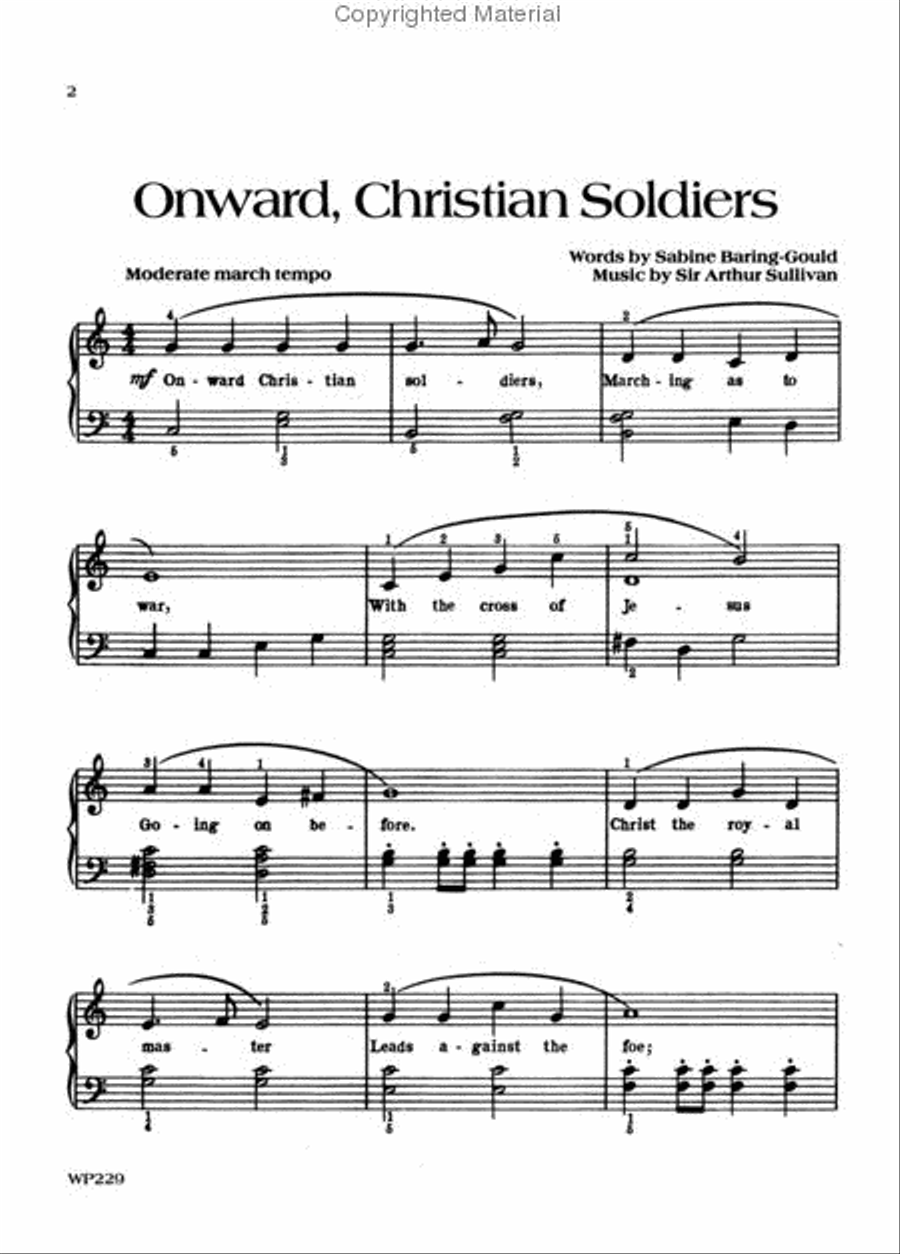 Popular Hymns, Level 3 Piano Method scores gallery preview page 2