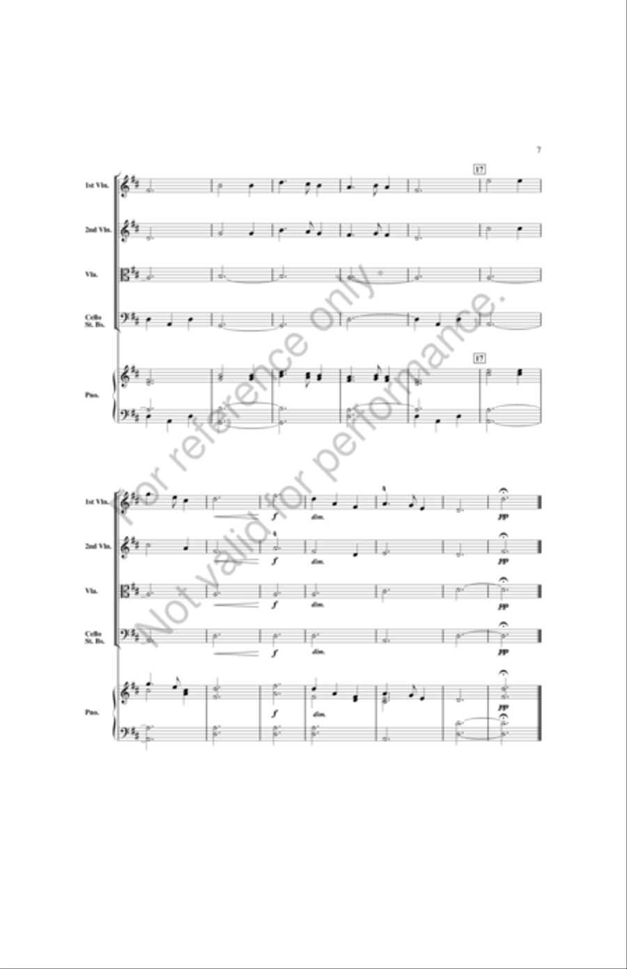 A Yuletide String Album by Andrew Balent String Orchestra - Sheet Music page 7