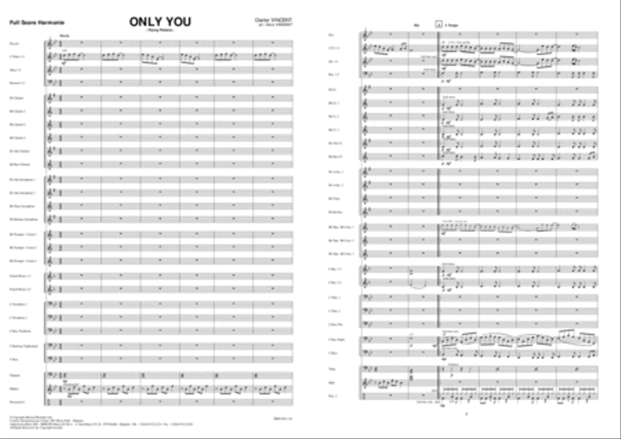 Only You Only You Fanfare Band scores gallery preview page 2