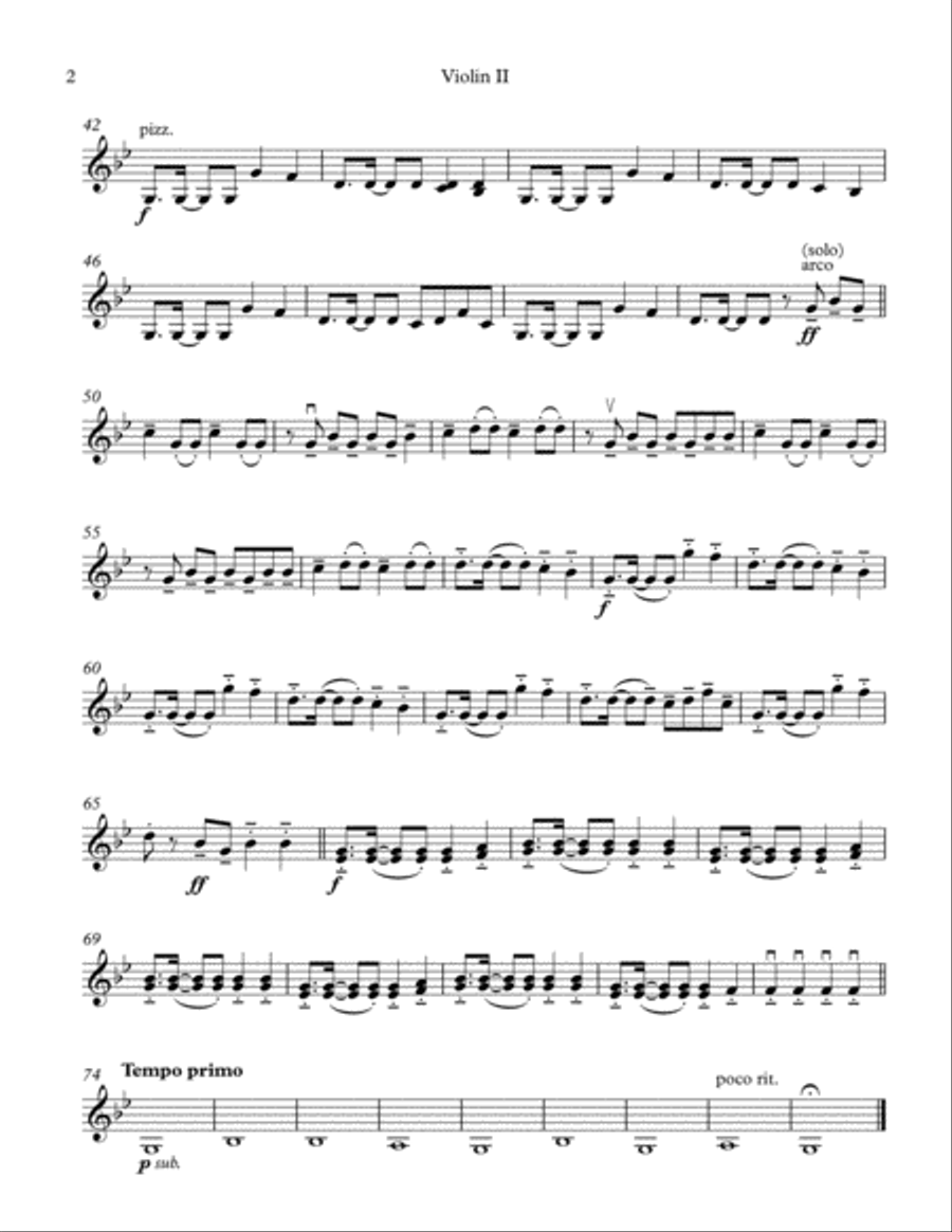 Glad You Came String Quartet scores gallery preview page 4