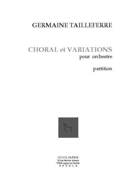Choral et Variations - orchestral version