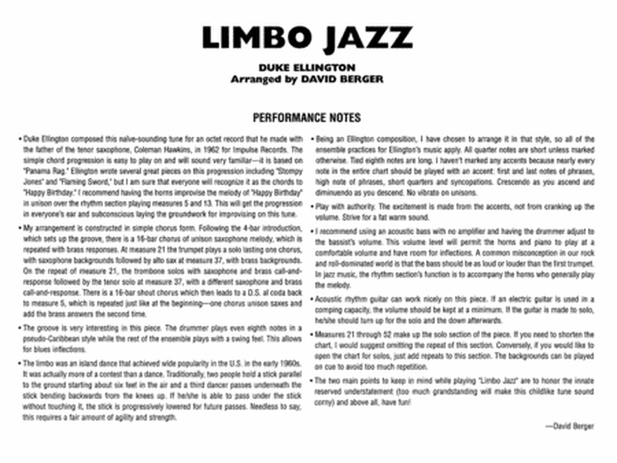 Limbo Jazz image number null