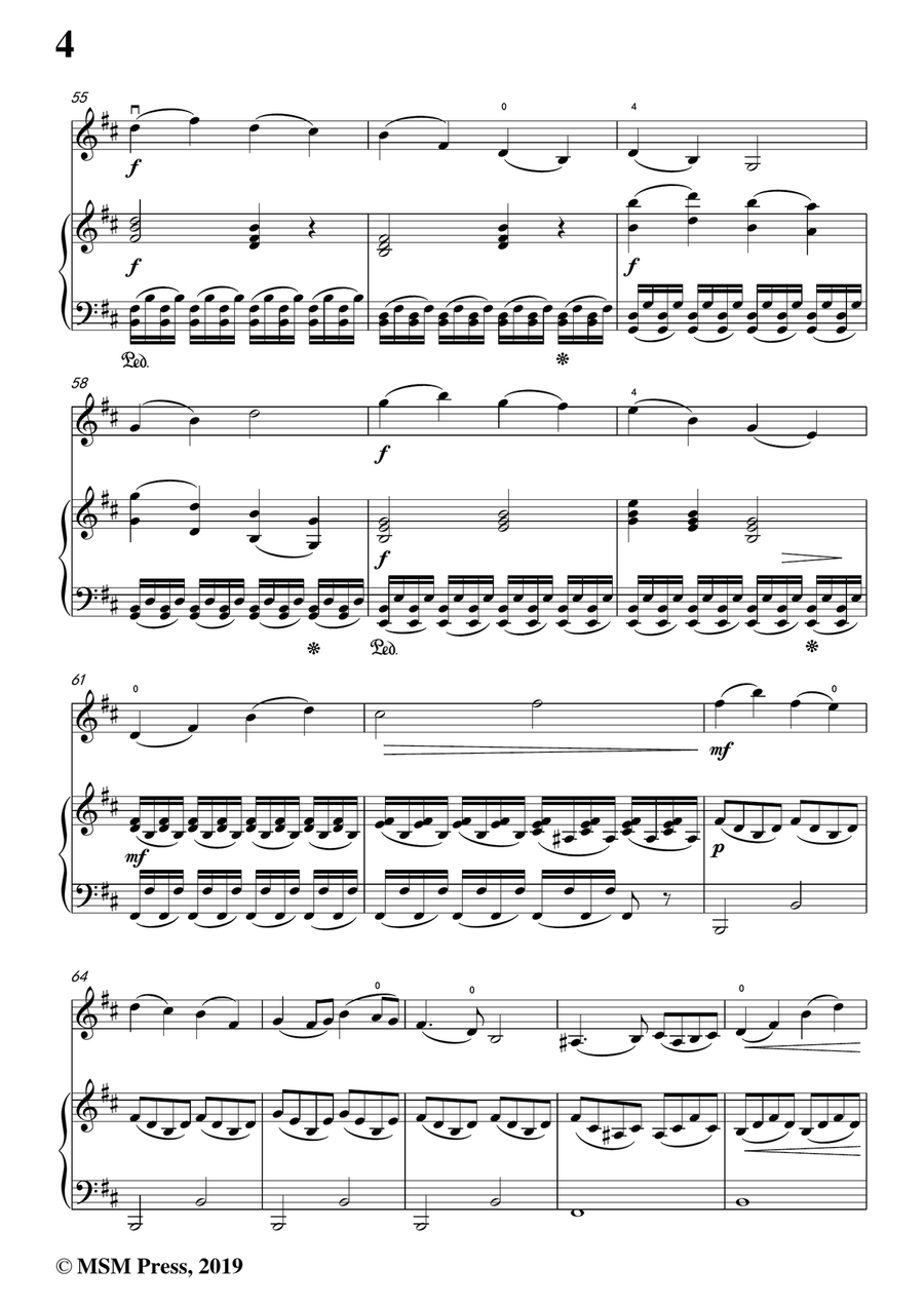 Rieding-Violin Concerto No.2 in b minor,Op.35,for Violin&Piano Violin Solo scores gallery preview page 6