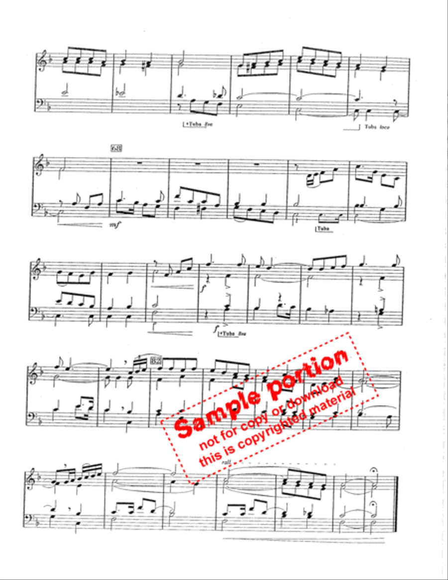 Count Your Many Blessings Brass Quartet scores gallery preview page 4