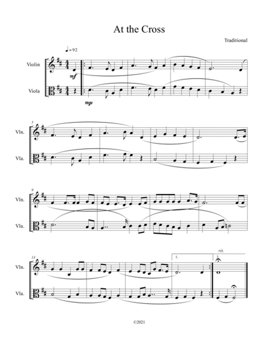 20 Easter Hymn Duets for Violin and Viola: Vols. 1 & 2 image number null