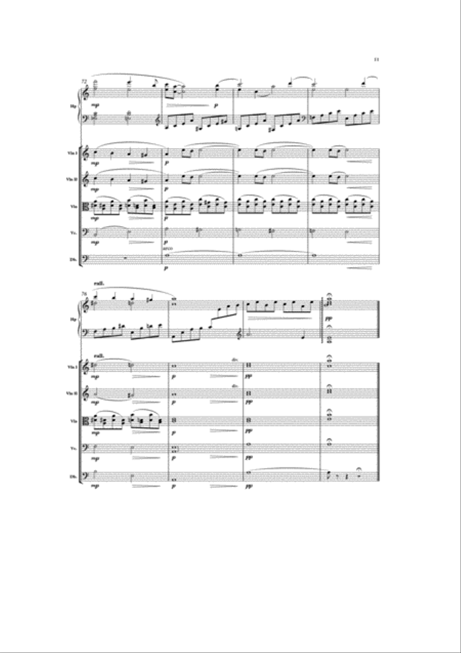 Suite Lyrique Harp scores gallery preview page 10