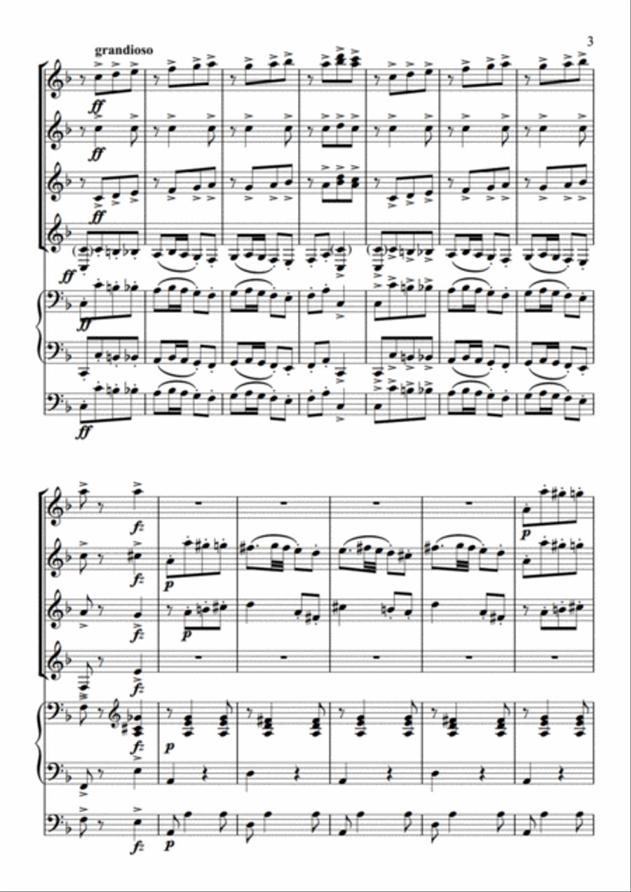 Slavonic Dance No. 2 Set of Parts scores gallery preview page 5