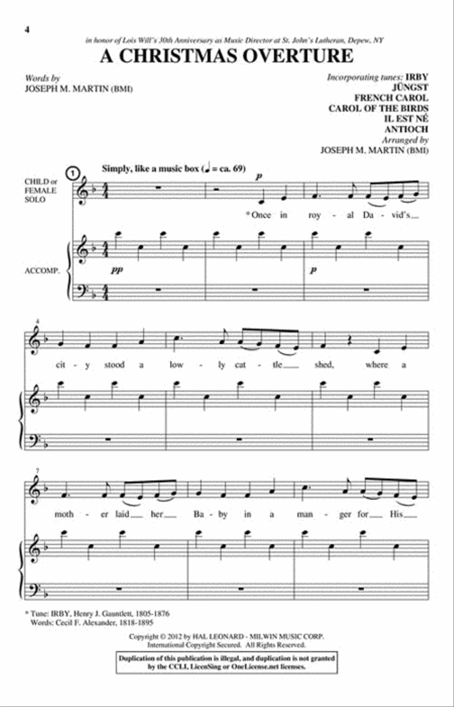 A Celebration of Carols Choir scores gallery preview page 2