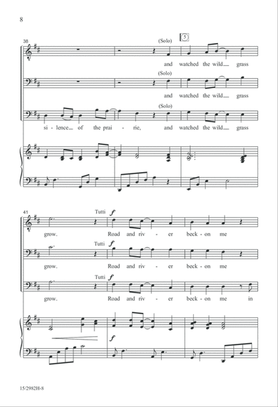 Come in from the Firefly Darkness 3-Part scores gallery preview page 8
