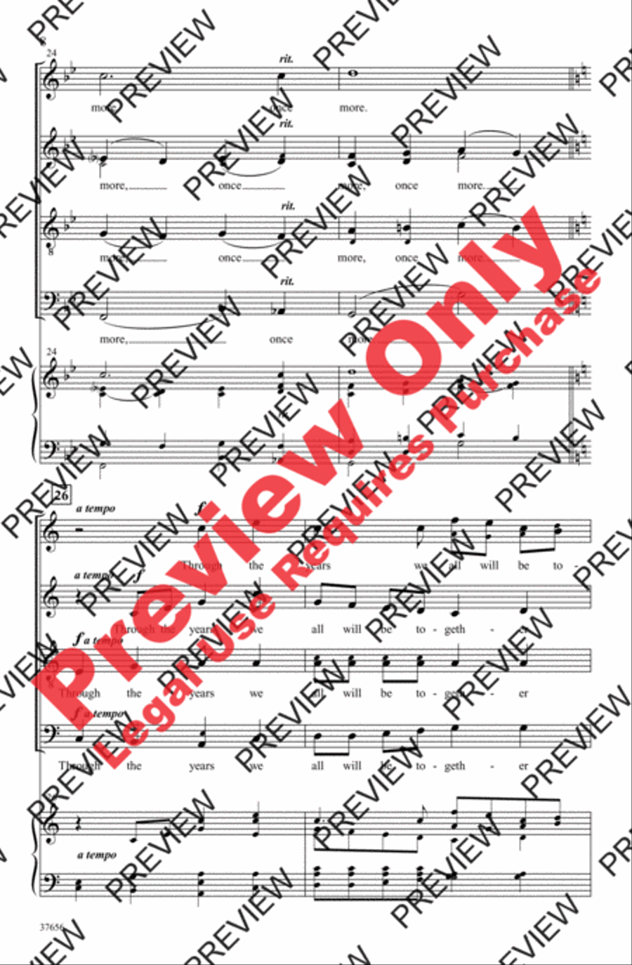 Have Yourself a Merry Little Christmas 4-Part scores gallery preview page 8